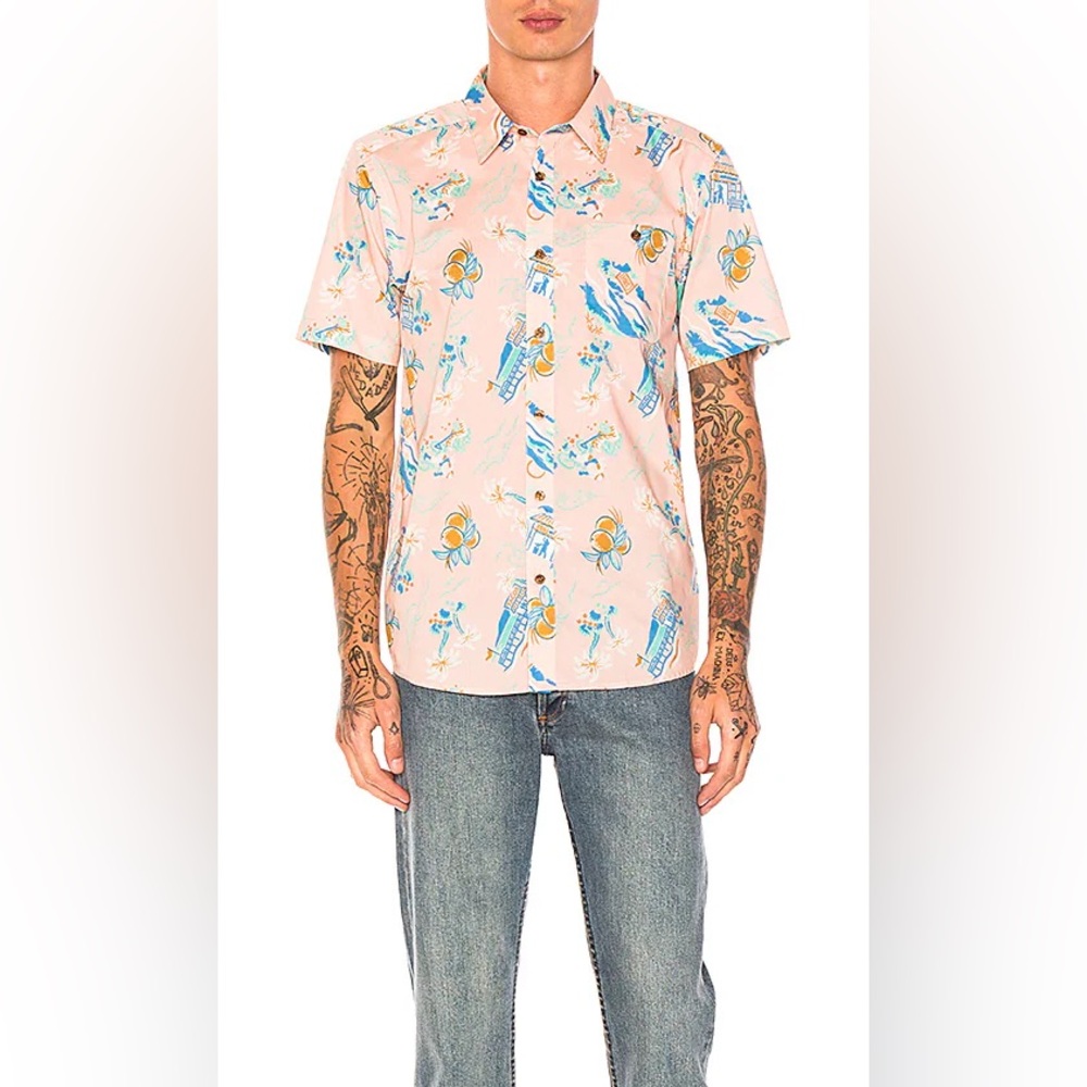Patagonia Pink Casual Button Down Shirt